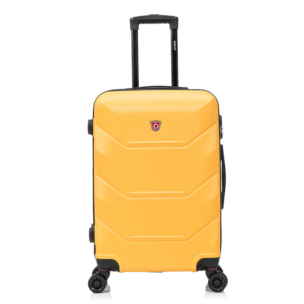 Imagen 2 del producto Maleta mediana Dukap, 4 ruedas dobles, capacidad 15 kg, Zonix, mostaza