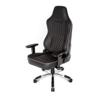 Silla de oficina Akracing Titan tapiz cuero, máx. 150 kg, inclinación 180°, negro (reempacado)