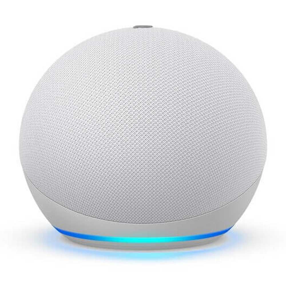 Imagen 2 del producto Altavoz inteligente Amazon Echo Dot 4ta generación con reloj, control de voz con Alexa, blanco (reempacado)
