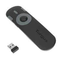 Presentador inalámbrico Targus AMP32GL, receptor bluetooth, láser rojo, usa pilas (reempacado)