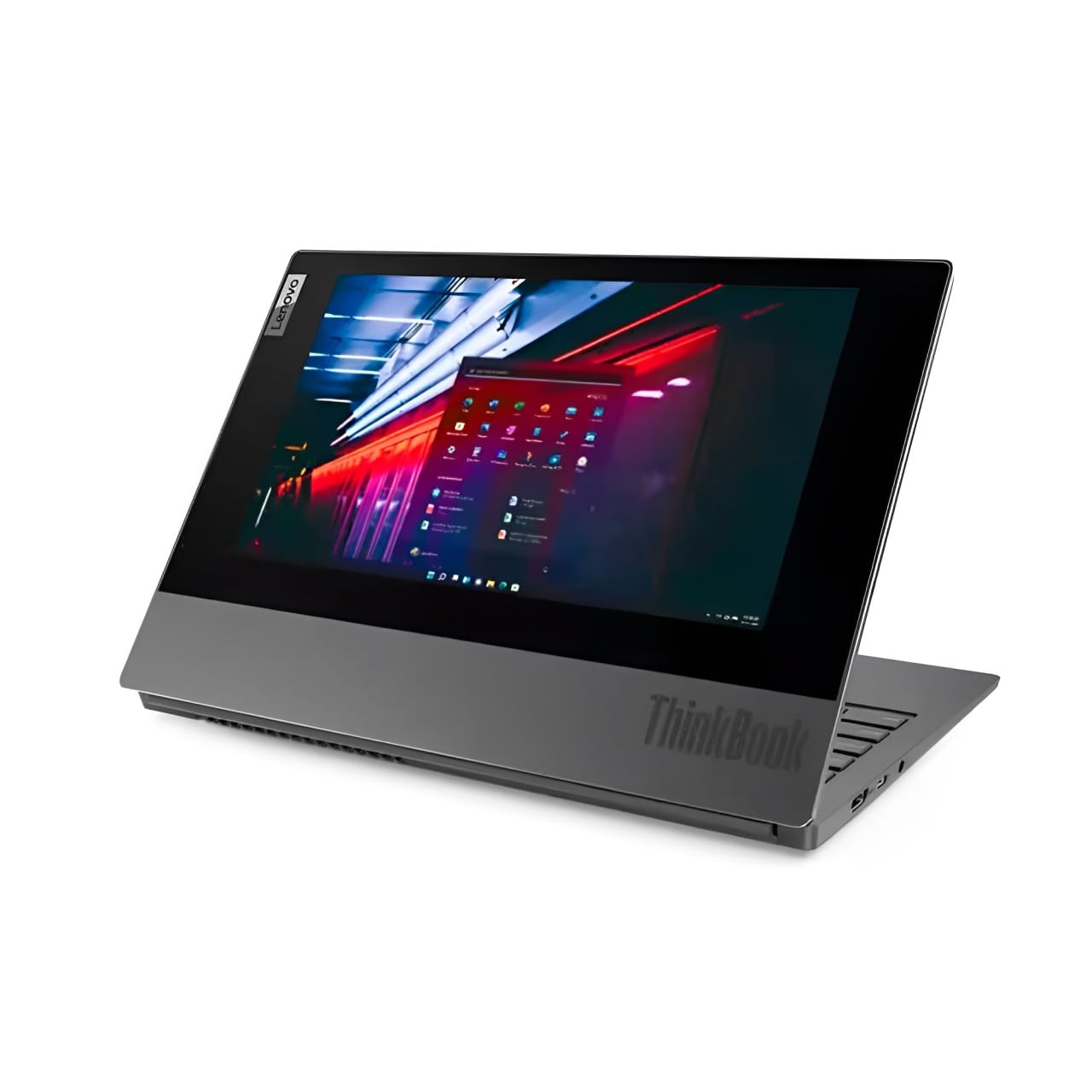 Laptop Lenovo ThinkBook Plus, i5-10210U, 16GB RAM, 512GB SSD, LED 13.3"Full HD + 2da pantalla 10.8"  EInk Full HD Touch, Win 11Pro SP, gris