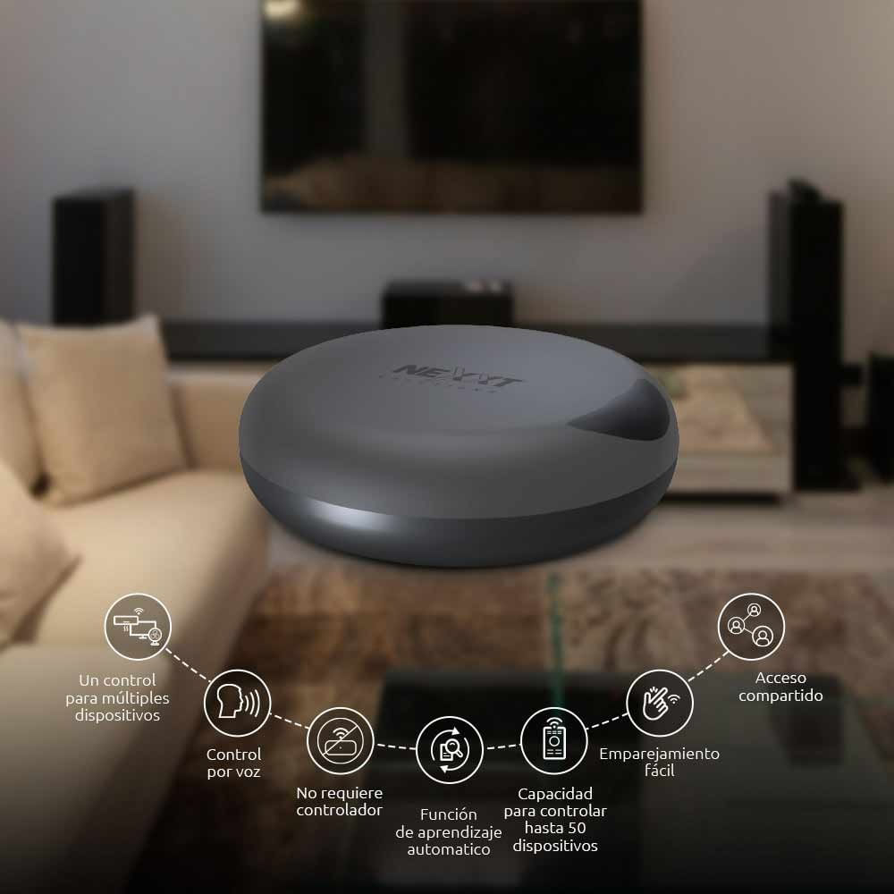 Imagen 2 del producto Control remoto universal smart Nexxt Nha-i600 wifi, compatible Alexa y Google Assistant (reempacado)