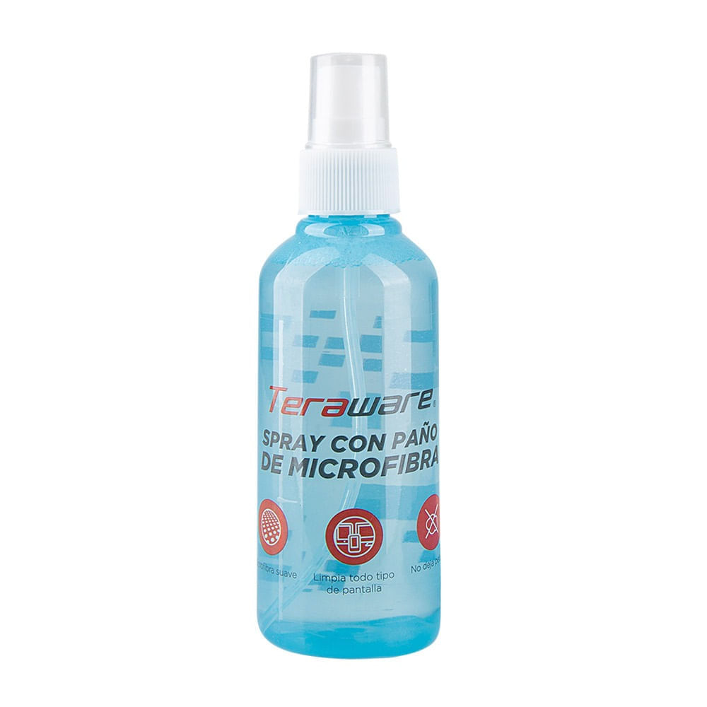 Imagen 2 del producto Líquido de limpieza Coolbox Teraware para pc 100 ml + paño de microfibra (reempacado)