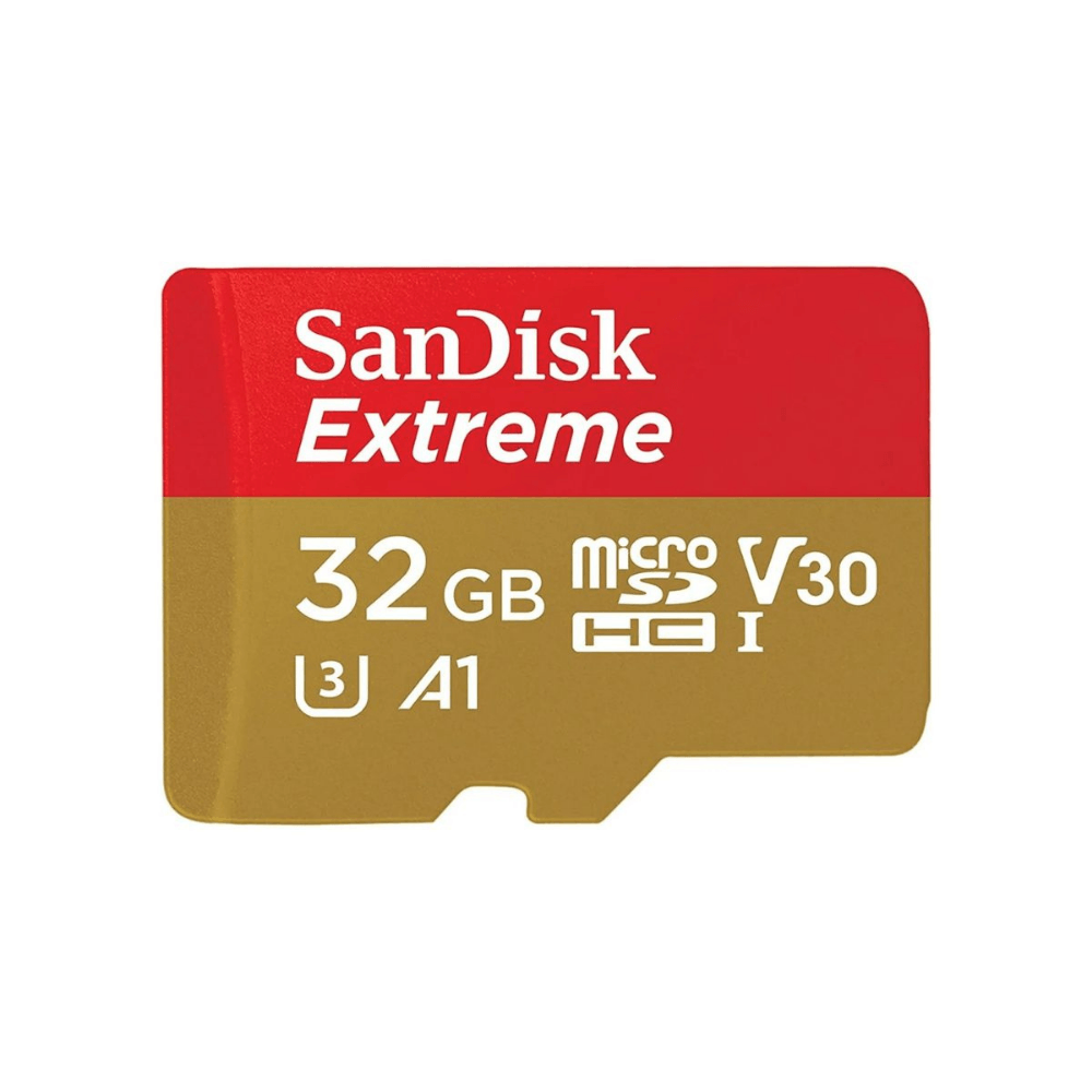 Memoria Sandisk Extreme, Micro SD, 32GB, 100MB/s, para video 4K UHD