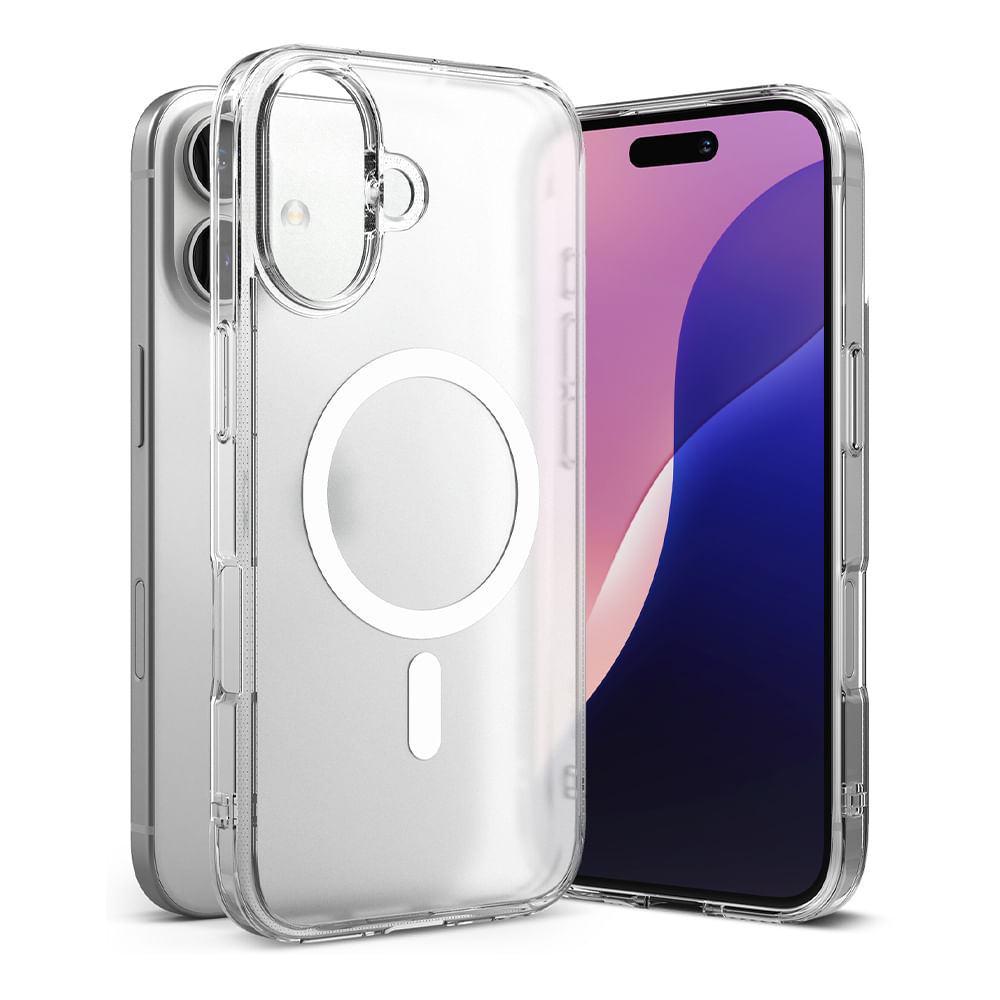 Case para iPhone 16 Plus fusion magnetic matte, magsafe transparente