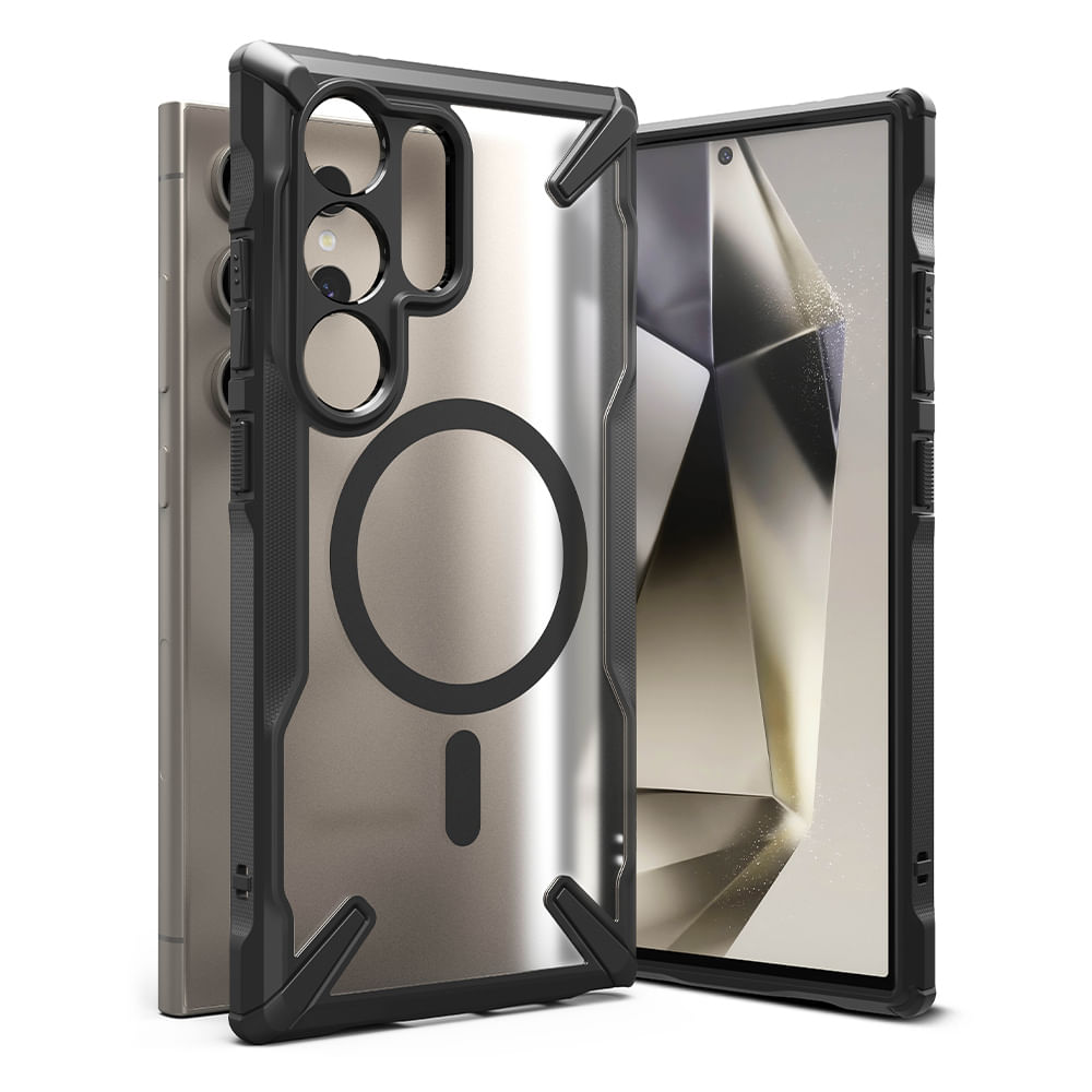 Case para Samsung Galaxy S24 Ultra fusion X magnetic, negro