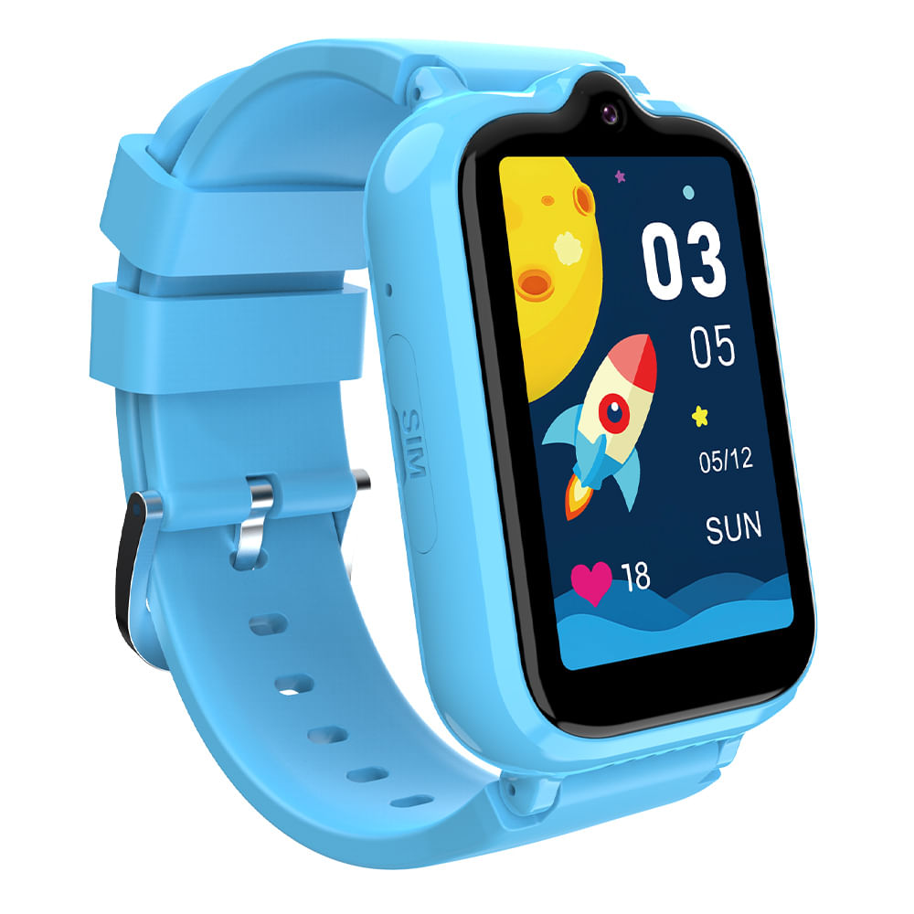 Smartwatch Roadtrip T41 1.57", resistente al agua IP65, modos de deporte, batería hasta 5 días, celeste