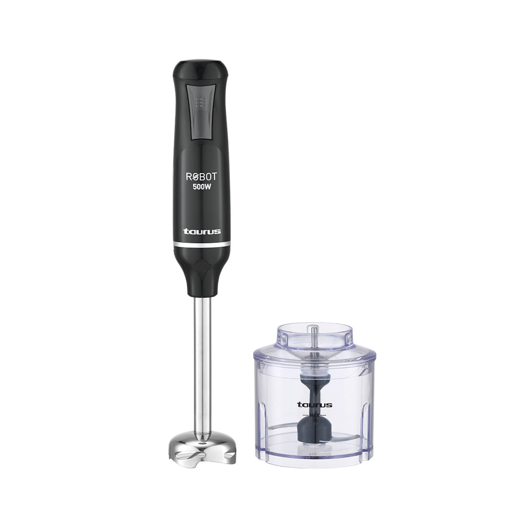 Imagen 2 del producto Batidor Taurus Inmersion Robot 500 Plus Inox II, negro + cuchillas de acero inoxidable