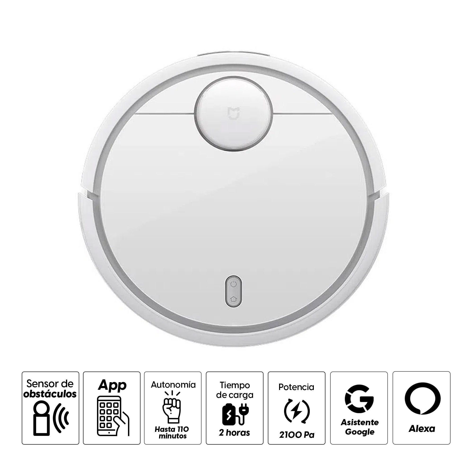 Imagen 2 del producto Reacondicionado: Aspiradora y trapeador Xiaomi Mi Robot Vacuum Mop P control Google Assistant y Alexa wifi