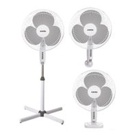 Reacondicionado: Ventilador 3 en 1 Practika Altea 16"", 45w, 3 velocidades, blanco