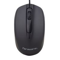 Reacondicionado: Mouse alámbrico Coolbox Teraware PJT-M218, conexión usb, 1000 dpi, 3 botones, negro
