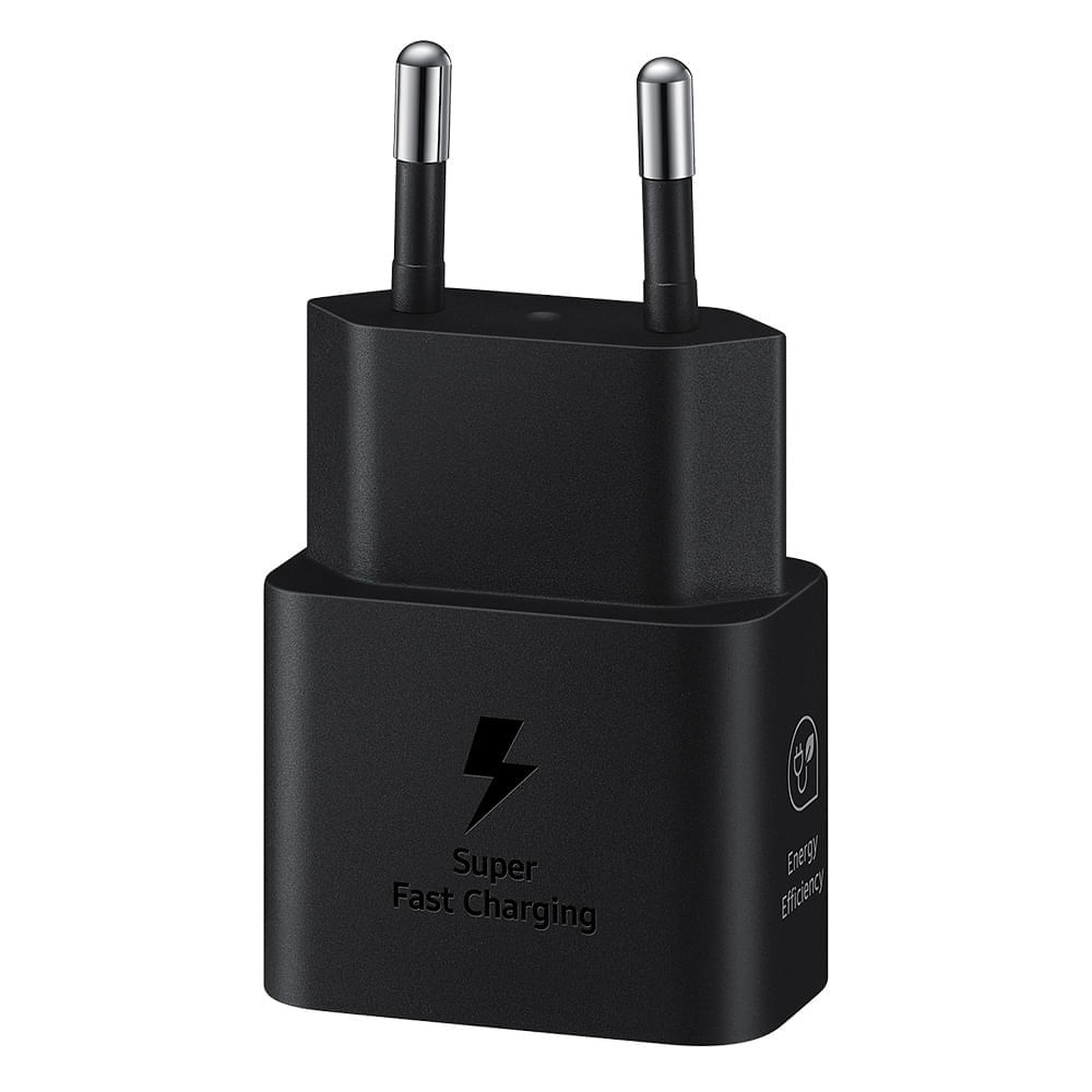Imagen 2 del producto Cargador de pared Samsung USB Tipo-C 25W, negro (reempacado)