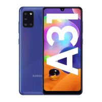Celular Samsung Galaxy A31 128GB, 4GB RAM, cámara trasera 48MP y frontal 20MP, 6.4"", Octa-Core, azul (reempacado)