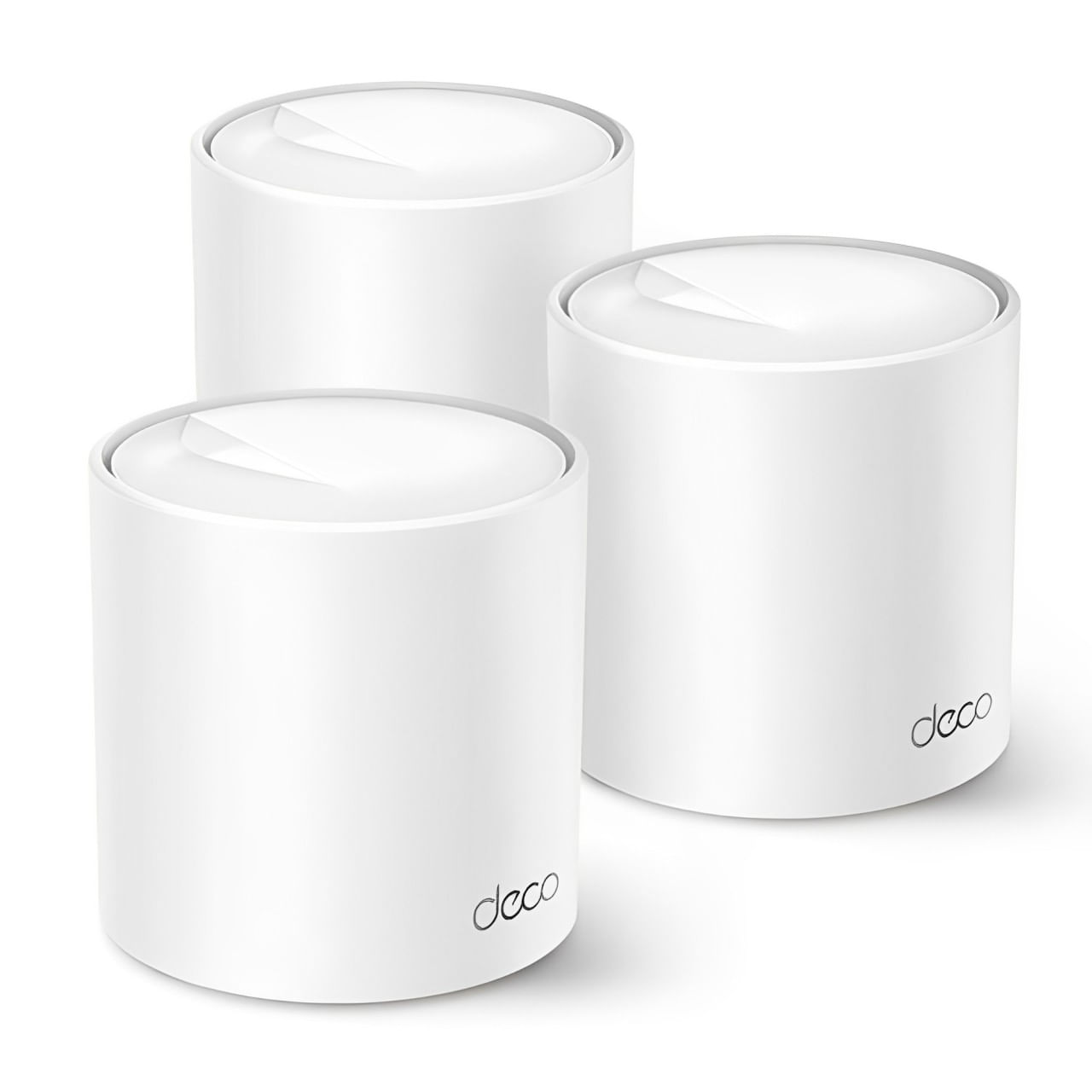 Imagen 1 del producto Sistema Wifi Mesh TP-Link Deco X60 AX5400 pack x3, doble banda, router y acces point, 2 puertos LAN, 4 antenas