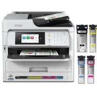 Impresora multifuncional Epson WorkForce Pro WF-C5810 Wi-Fi, dúplex y bolsas de tinta DURABrite Ultra de alto rendimiento