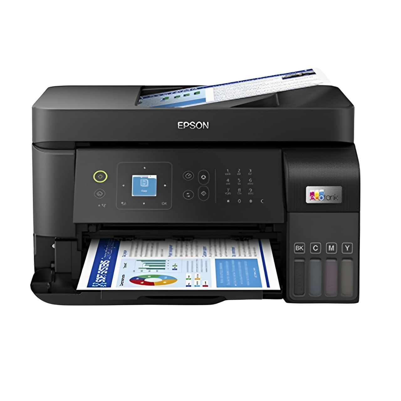 Imagen 2 del producto Impresora multifuncional Epson EcoTank L5590, inyección de tinta, inalámbrica, Wi-Fi, con tanques recargables