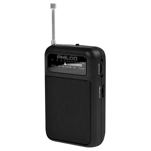 Radio Philco AM/FM portátil phr1000-bk, negro