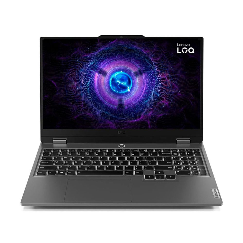 Laptop Lenovo LOQ 15.6" FHD IPS, Intel Core I5-12450HX, 4.40GHz, 8GB DDR5, 512GB SSD, Video RTX 3050 6GB, FreeDOS, gris