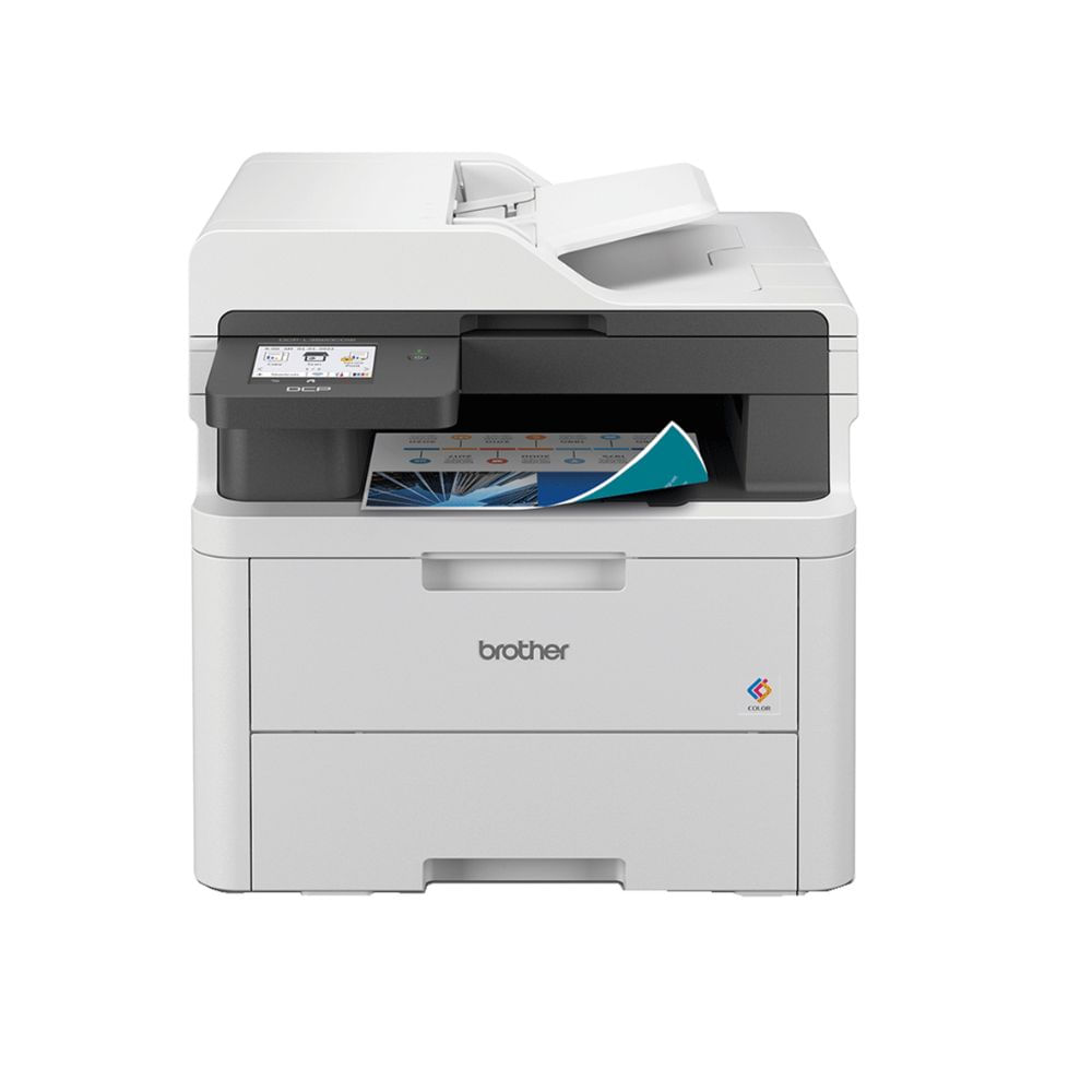 Imagen 1 del producto Impresora multifuncional láser Brother DCP-L3560CDW Wi-Fi, inalámbrica, a color, usa cartuchos de tóner