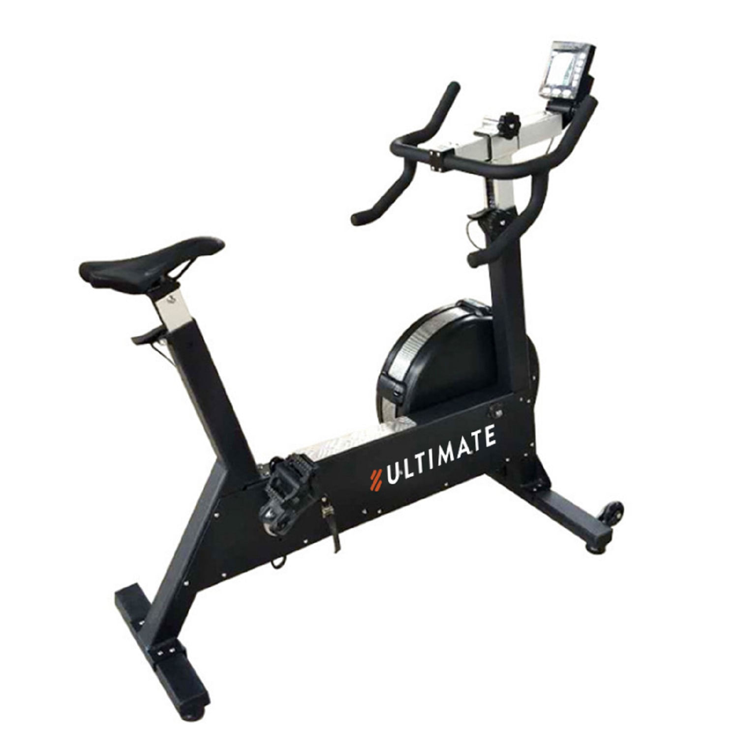 Imagen 2 del producto Bicicleta de spinning Ultimate Fitness Air Bike resistencia de aire, máx. 160kg, negro