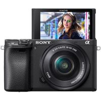 Cámara Mirrorless Sony Alpha A6400 Aps-C semi profesional con Lente 16-50mm