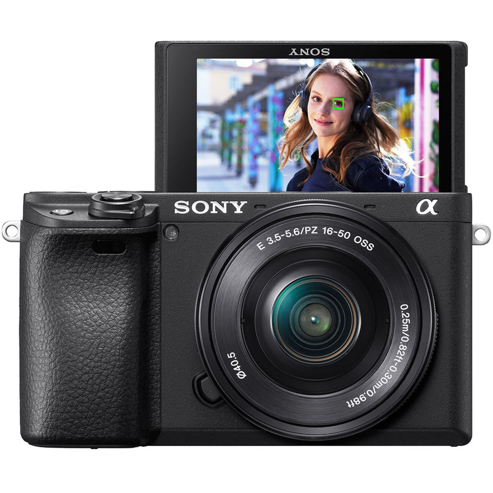 Cámara Mirrorless Sony Alpha A6400 Aps-C semi profesional con Lente 16-50mm