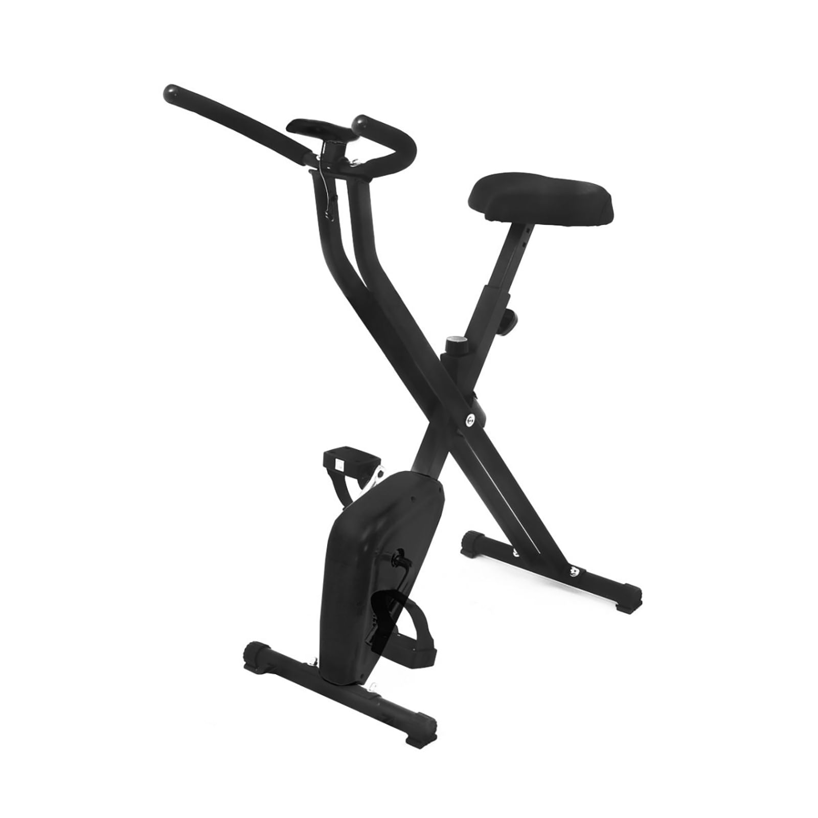 Imagen 2 del producto Bicicleta estática plegable Ultimate Fitness X20 resistencia por fricción, máx. 100kg, negro