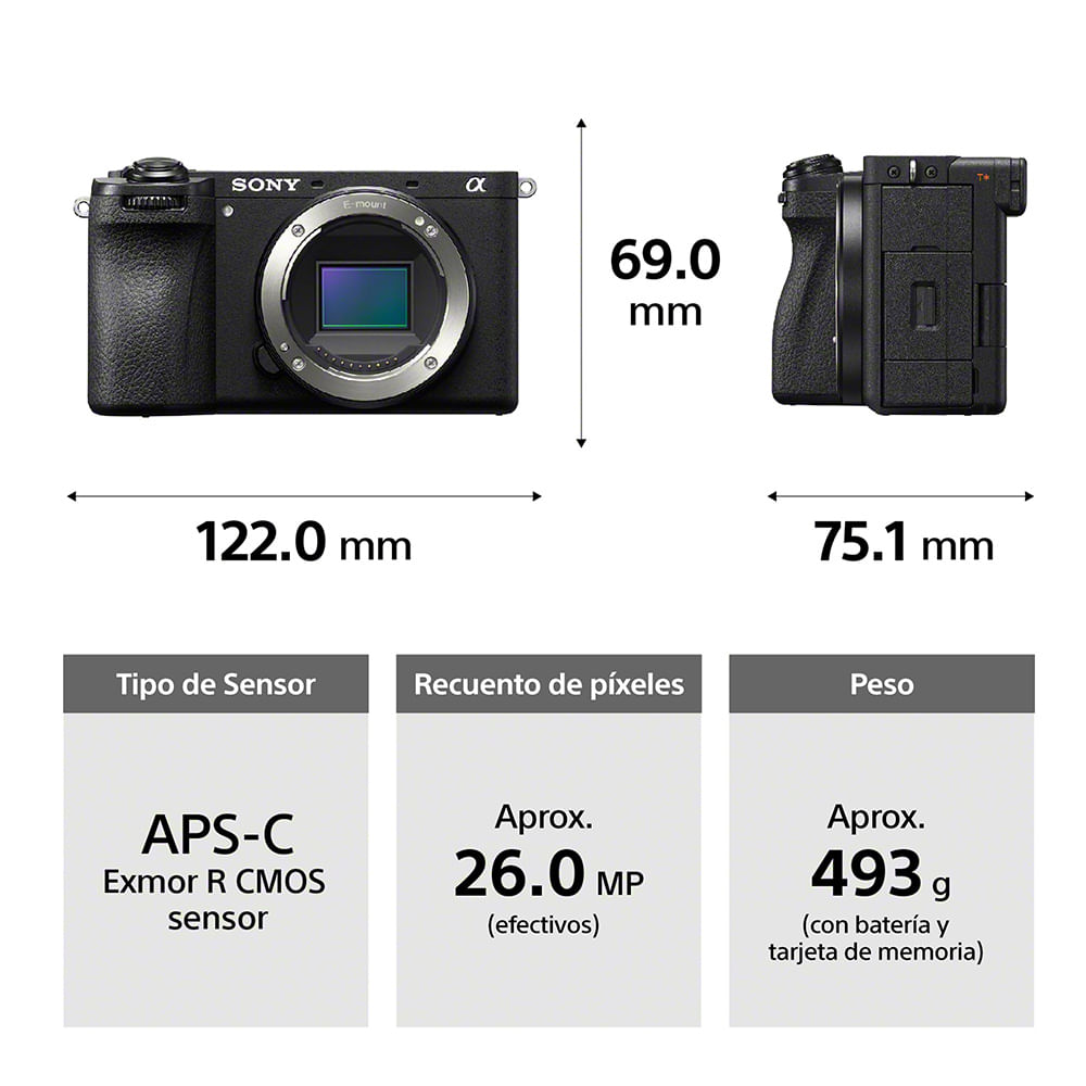 Imagen 2 del producto Cámara Profesional Alpha A6700 Premium Apsc 4k ILCE6700