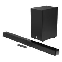 Barra de sonido JBL SB190, bluetooth, 2.1 canales, 380W de potencia, puerto USB, HDMI, negro(reempacado)