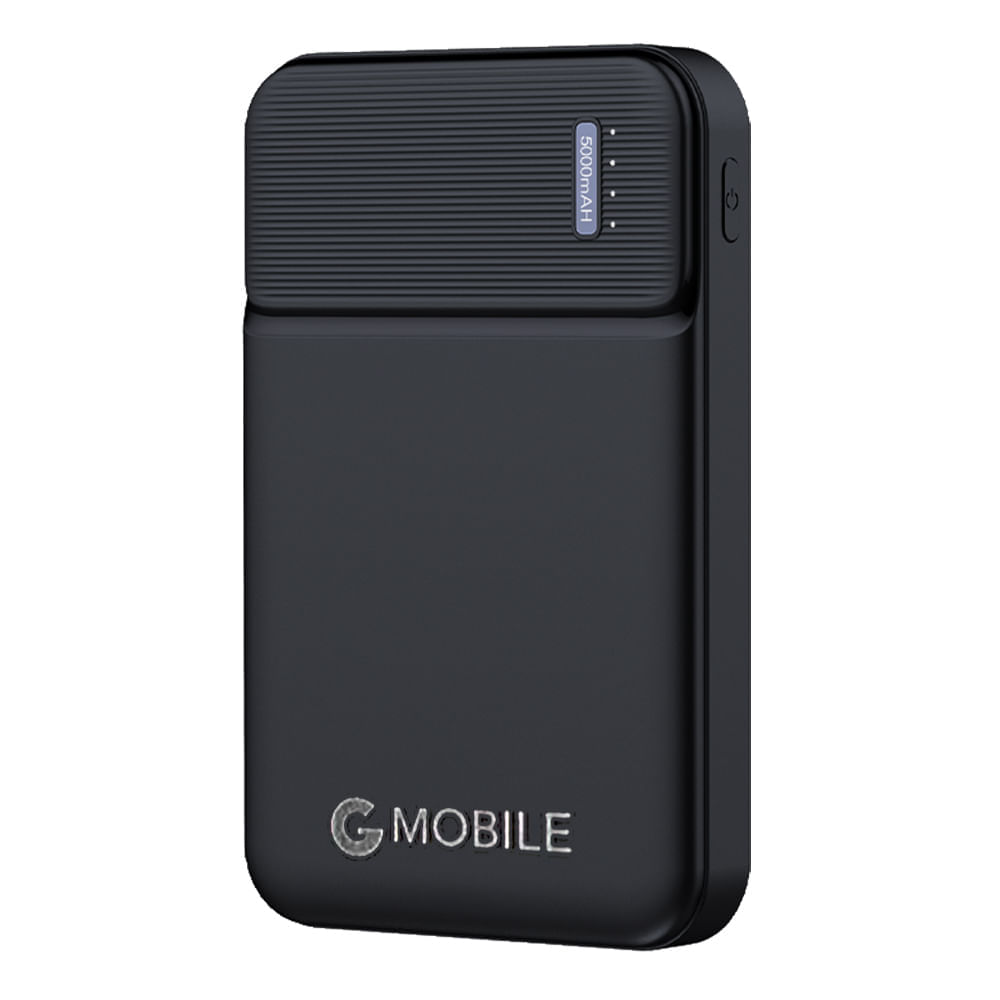 Imagen 2 del producto Batería externa Coolbox GMobile indicador led, 5000 mAh, negro (reempacado)