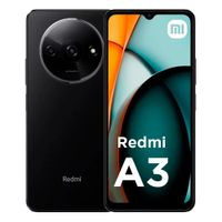 Reacondicionado: Celular Xiaomi Redmi A3 64GB, 3GB RAM, cámara trasera 8MP y frontal 5MP, 6.71"", negro