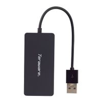 Reacondicionado: Hub Coolbox Teraware conector usb a 4 puertos usb 2.0, negro