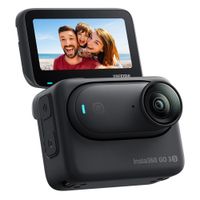 Cámara de acción Insta360 Go 3S Standard Edition grabación en 4K, batería hasta 140 min con GO 3S + Action Pod, pantalla abatible 2.2"", Wi-Fi, negro