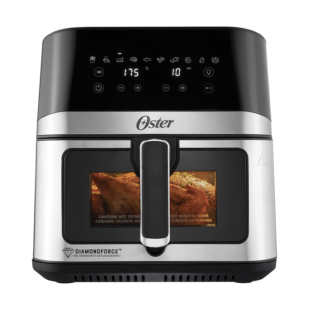 Freidora de aire digital Oster DiamondForce-CKSTAF75WDSSDF, 1600w, 7.5 litros