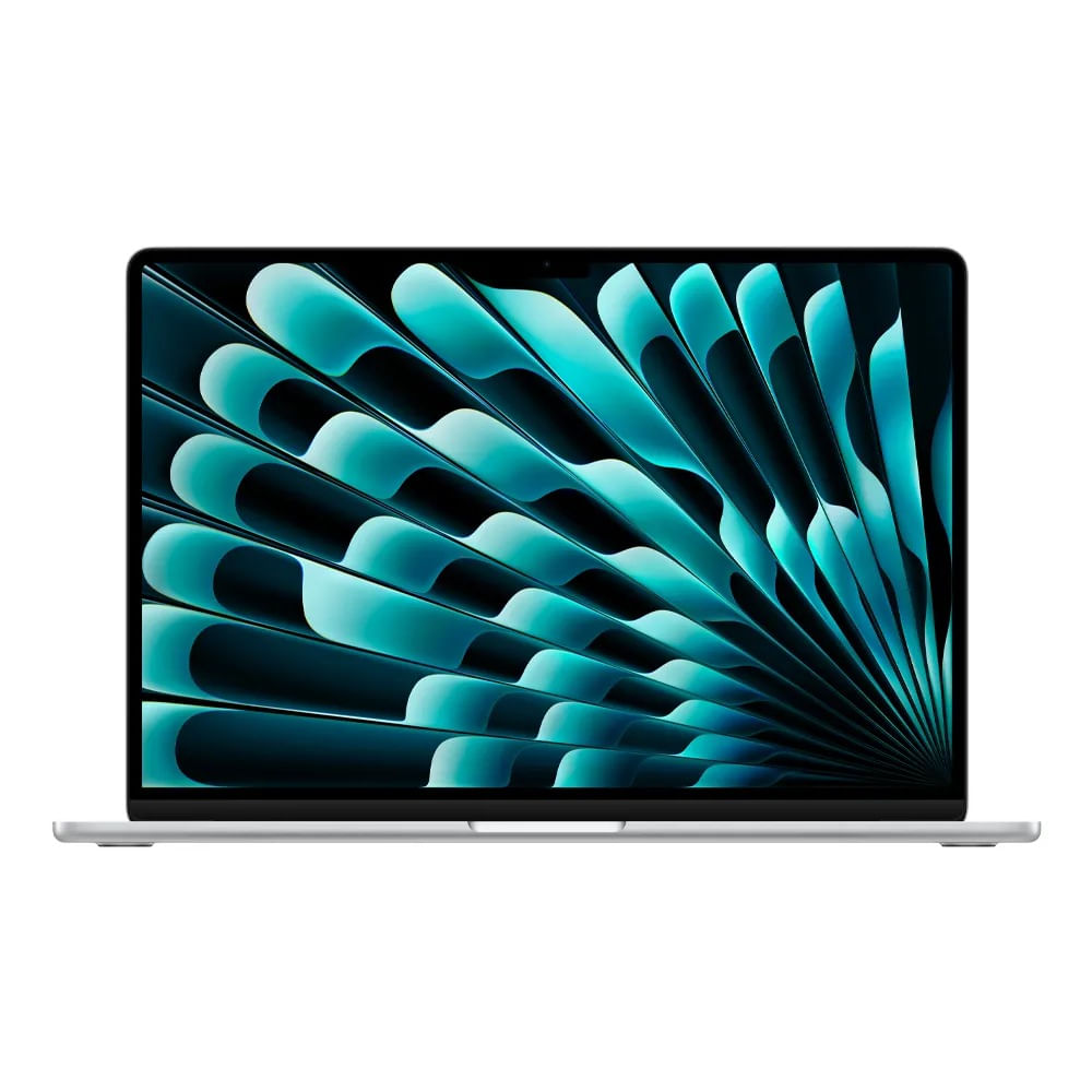 MacBook Air 15" M3 macOS, 8C CPU, 10C GPU, 256GB SSD, 8GB RAM, teclado inglés, silver