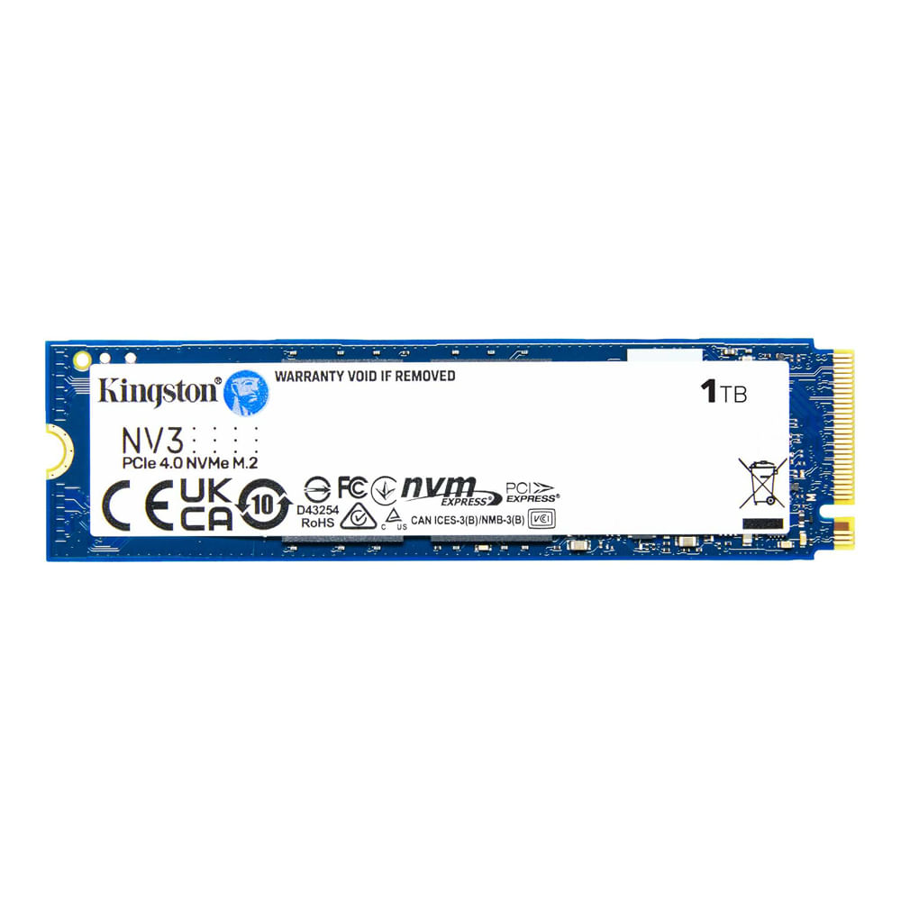 Imagen 1 del producto Unidad de estado sólido SSD Kingston NV3 1000GB M.2 PCIE4.0 NVME