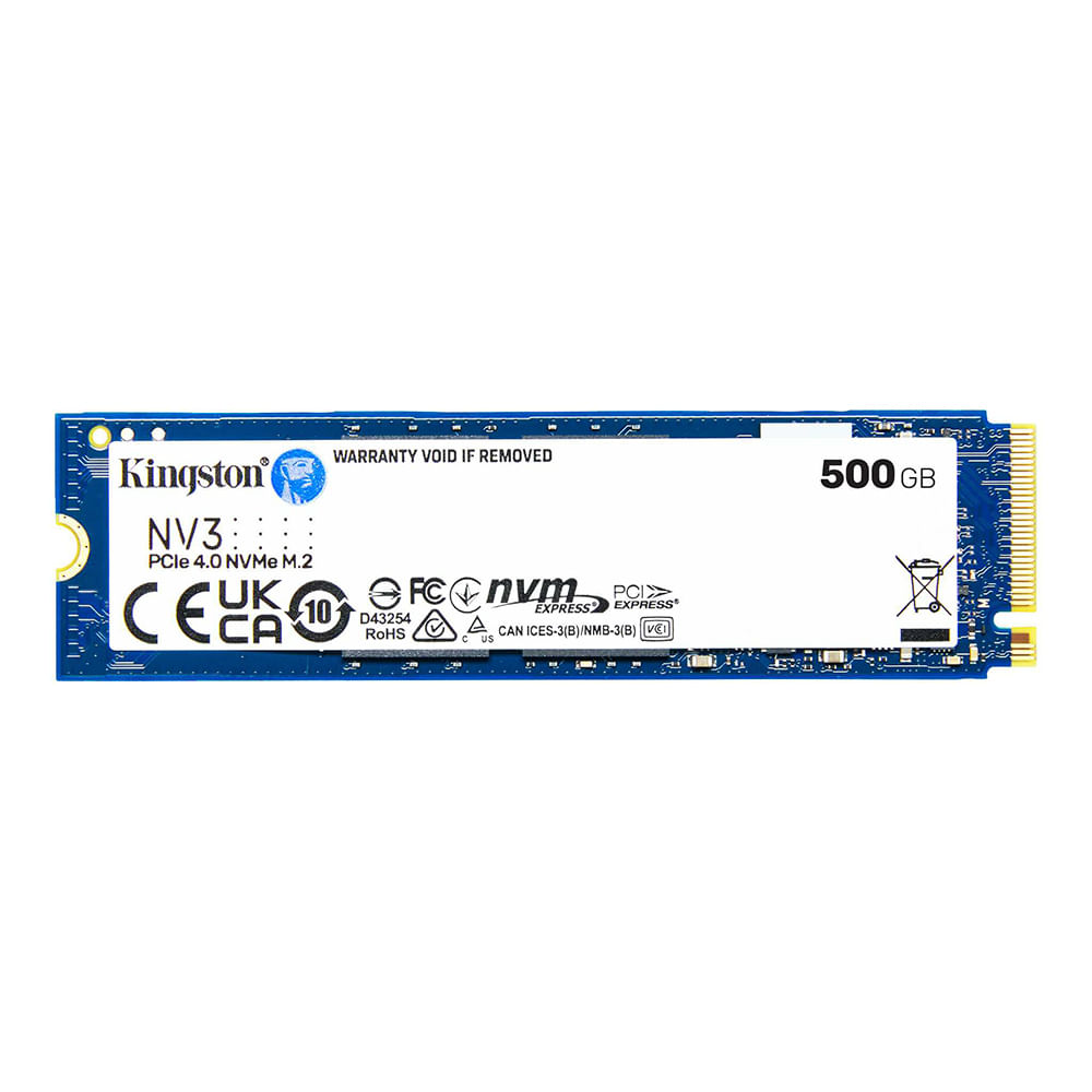 Imagen 1 del producto Unidad de estado sólido SSD Kingston NV3 500GB M.2 PCIE4.0 NVME