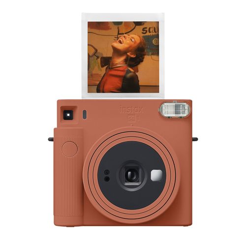 Cámara instantánea Instax Square SQ1 fotos cuadradas, enfoque automático, modo selfie, funciona con 2 baterías CR2, Terracotta Orange