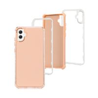 Case para Samsung Galaxy A05 protección 360, 3 capas de protección, rosado