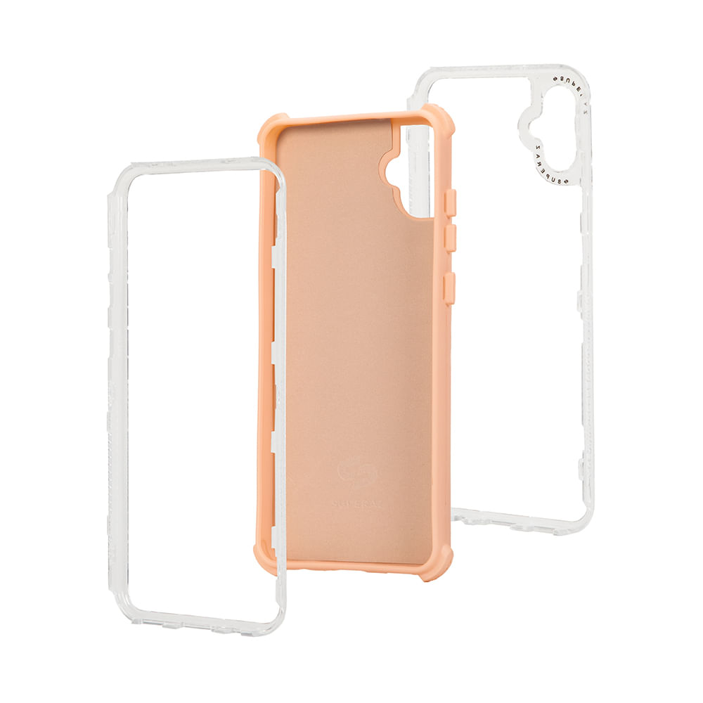 Imagen 2 del producto Case para Samsung Galaxy A05 protección 360, 3 capas de protección, rosado