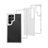 Case para Samsung Galaxy S24 Ultra Protección 360, 3 en 1, transparente