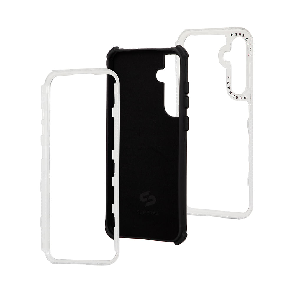 Imagen 2 del producto Case para Samsung Galaxy A55 protección 360, 3 capas de protección, negro