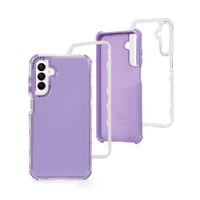 Case para Samsung Galaxy A15 protección 360, 3 capas de protección, morado