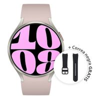 Smartwatch Roadtrip Watch 4 GPS, pantalla 1.27"", resistente al agua IP67, modos de deporte, batería hasta 5 días, rosado + correa negra