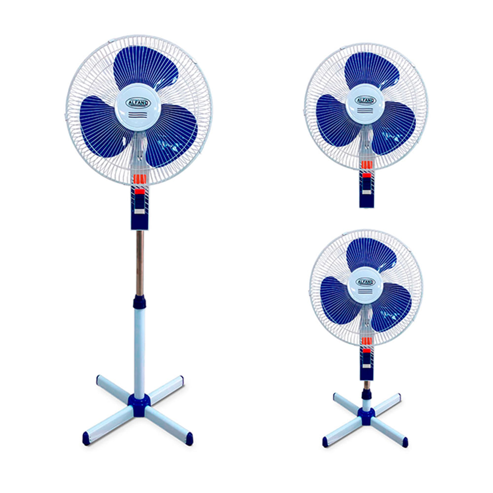 Imagen 2 del producto Ventilador Alfano AL1680 3 en 1 60W, 16"", giro de 180°, azul