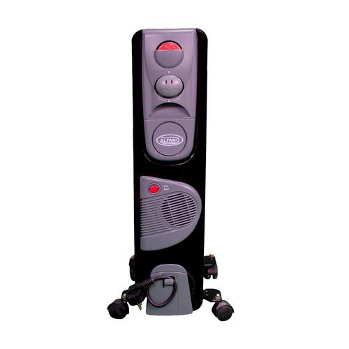 Estufa termoradiador turbo Alfano RJ7-T 7 celdas 1500W, hasta 15 m2, negro
