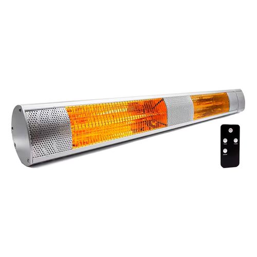 Estufa de cuarzo de pared Alfano UC3000 3000W, hasta 15 m2, plateado