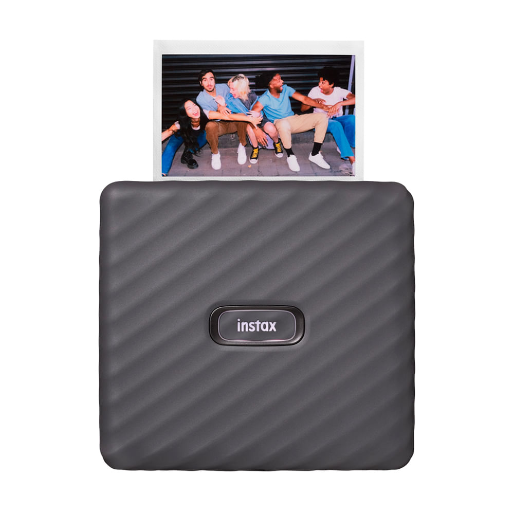 Impresora Instax Wide Link, bluetooth, para fotos instantáneas, con app móvil, gris