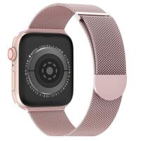 Correa Acero Milanese Loop Semicircular Para Apple Watch Rosa 42/44/45/49mm