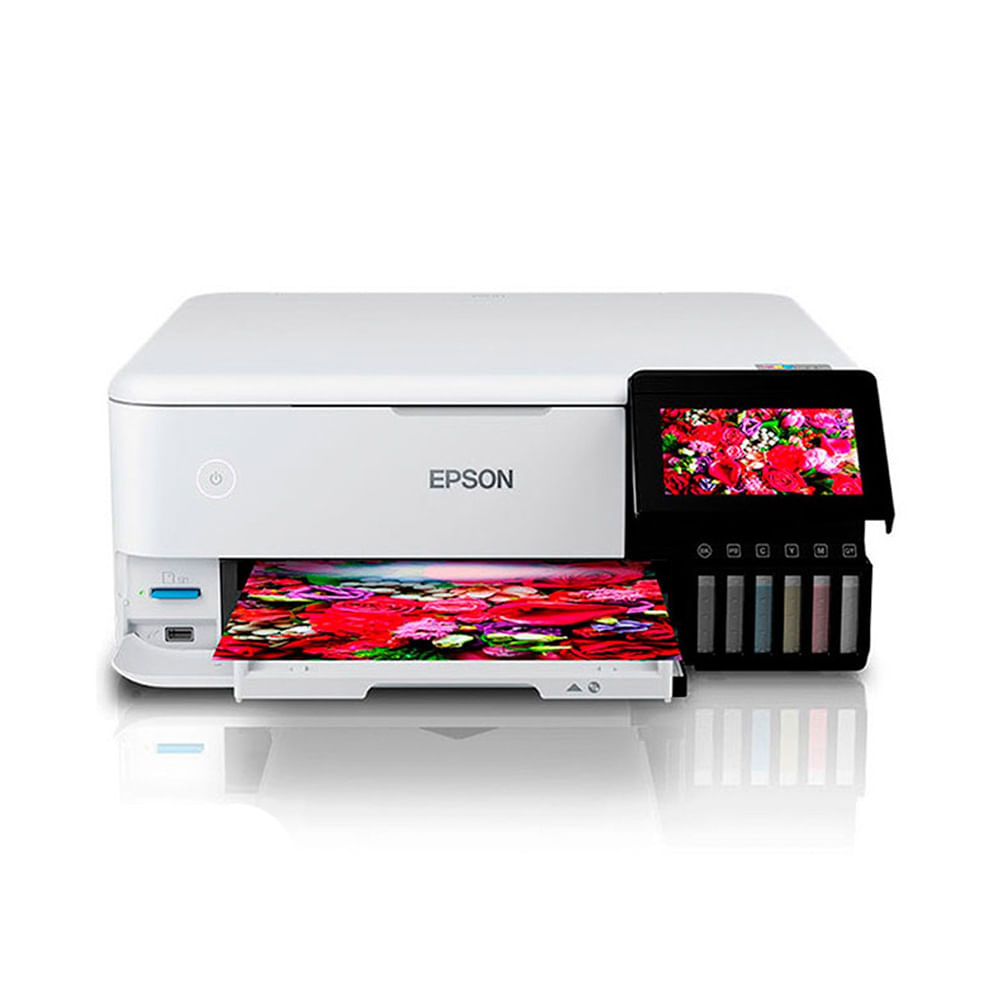 Imagen 2 del producto Impresora multifuncional fotográfica Epson EcoTank L8160 inalámbrica, Wifi, inyección, con tanques de tintas, 6 colores